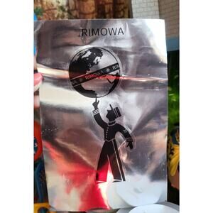RIMOWA Sticker 1 piece New condition Rimowa luggage Sticker Silver & Black color